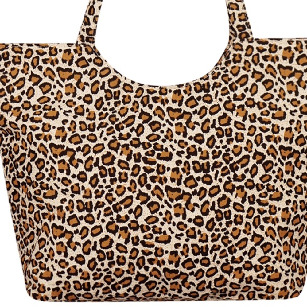 Leopard Print Tote Bag - Picture 5 of 14